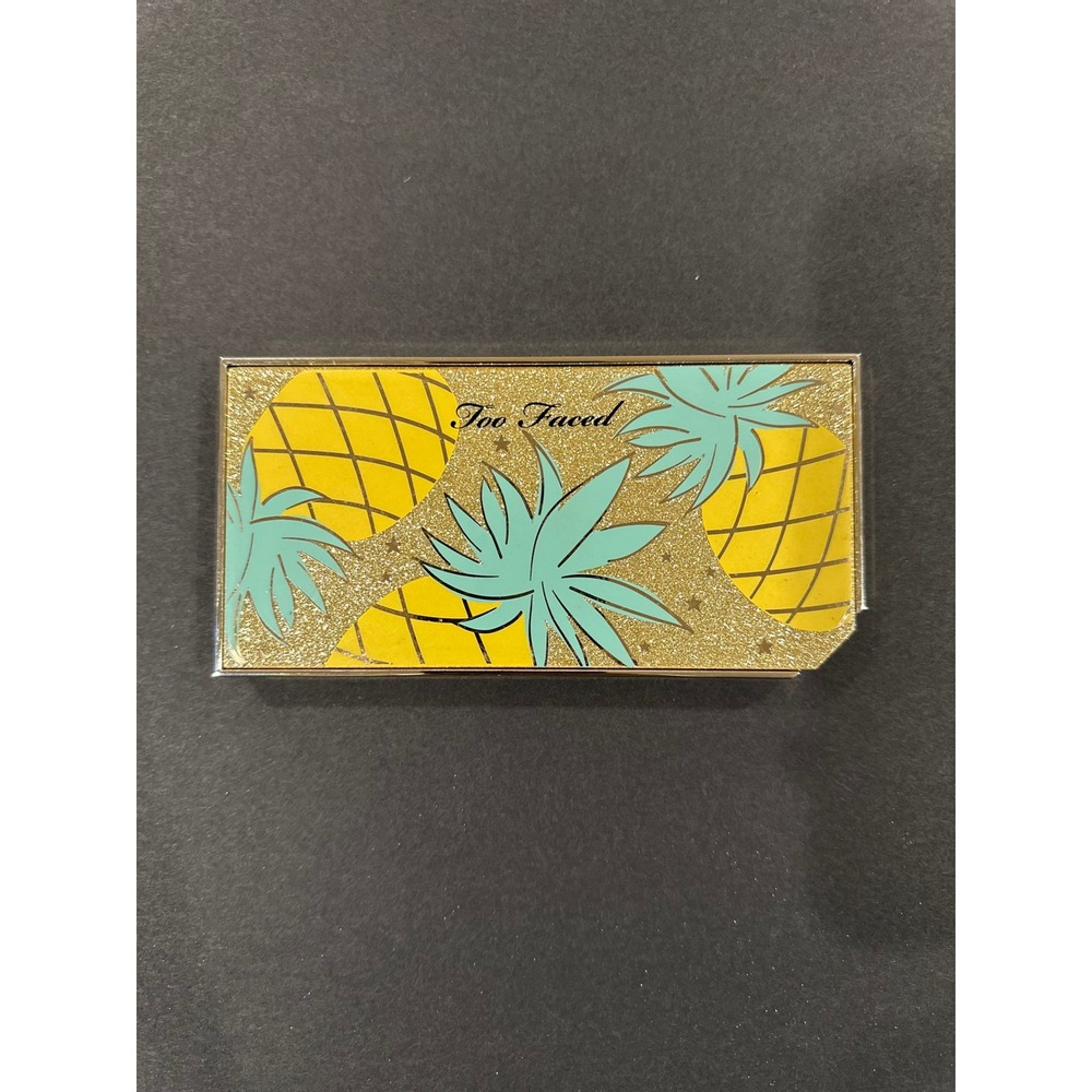 Too Faced Sparkling Pineapple Eye Shadow Palette OS Gold EUC